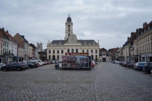 Beffroi et mairie d'Aire-sur-la-Lys, style Renaissance flamande