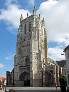 Clocher de la collégiale Saint-Pierre d'Aire-sur-la-Lys