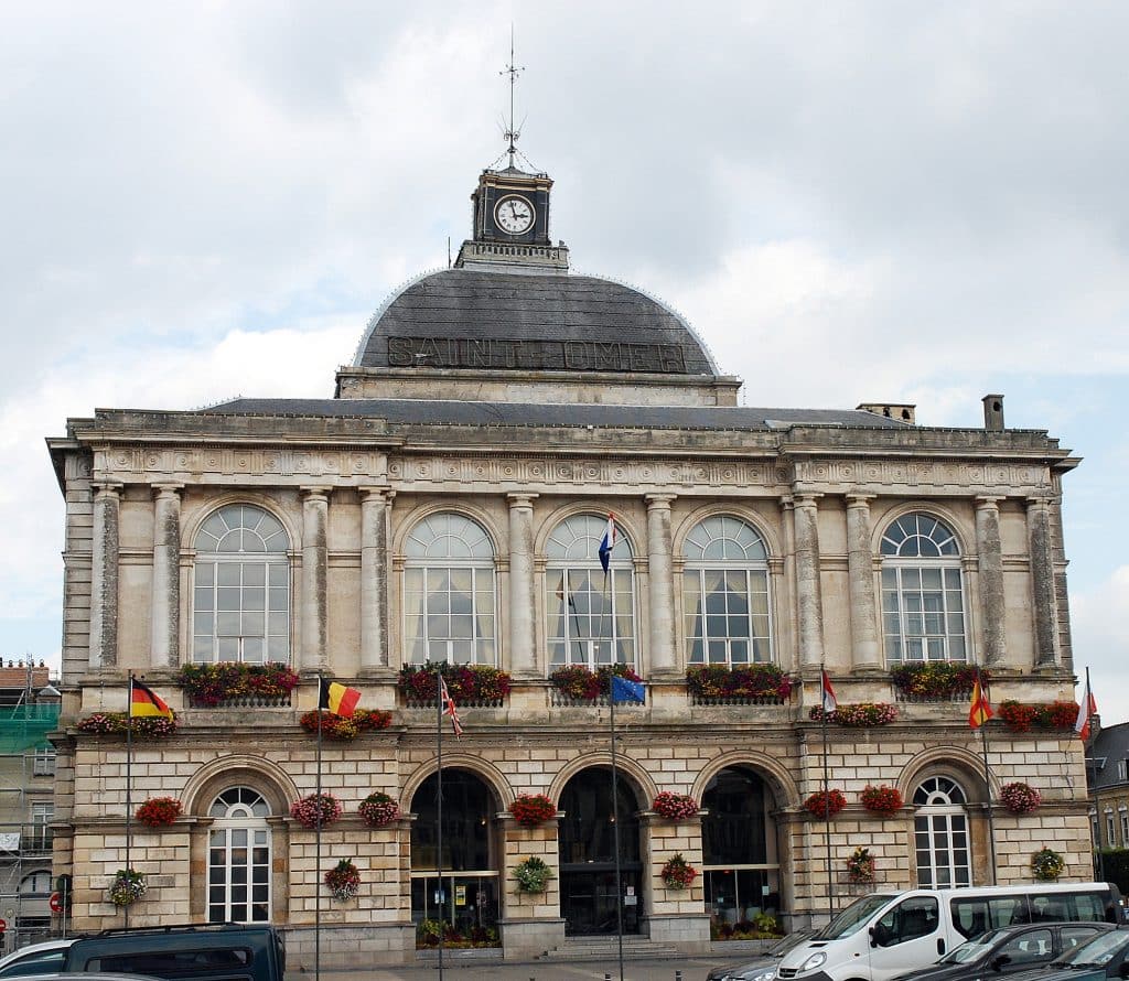 Vue du centre-ville de Saint-Omer, Pas-de-Calais