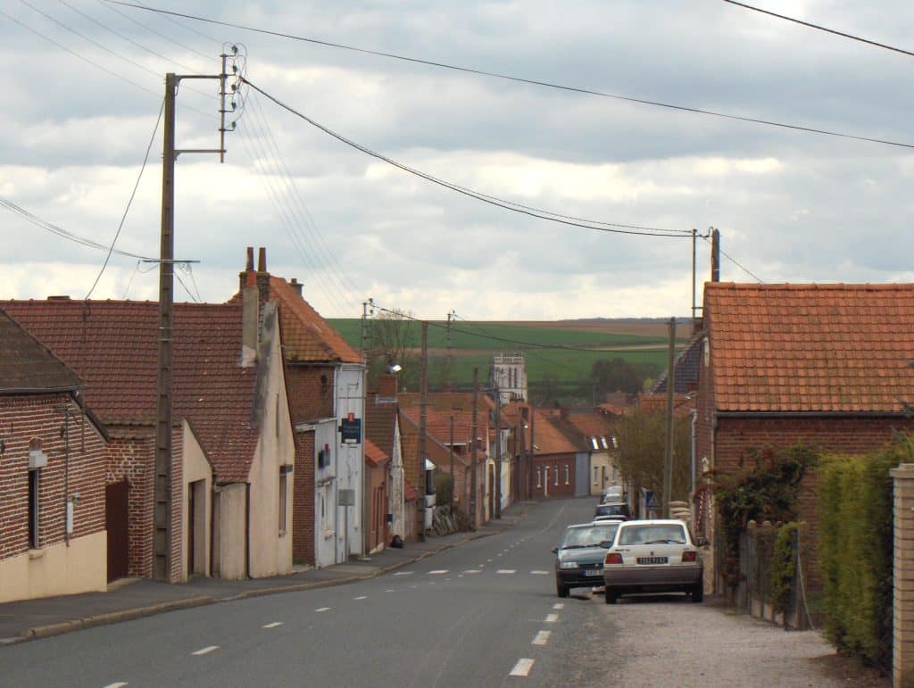 Village de Thérouanne, ancienne cité épiscopale rasée par Charles Quint en 1553
